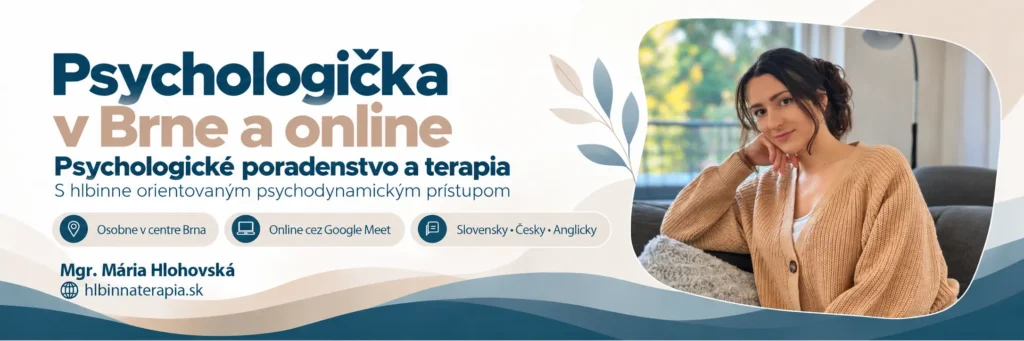 Psychologické poradenstvo v Brne a online – Mgr. Mária Hlohovská
